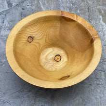 Load image into Gallery viewer, Beetle kill pine wooden bowl.