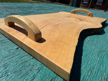 Load image into Gallery viewer, Juniper charcuterie board with handles 19.5” x 12.5” x 2.5”