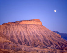Load image into Gallery viewer, Moon Looks Over the Main Canyon at the Little Book Cliffs Wilderness Study Area