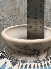 Load image into Gallery viewer, Navajo Horsehair Pottery Jar with Wolf Design by Marcus Nelson