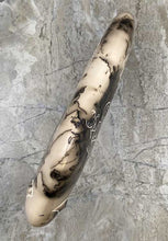 Load image into Gallery viewer, Horeshair pottery bison figure with hand etched designs.