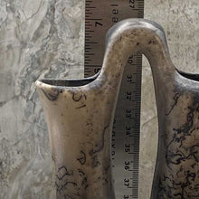 Horsehair wedding vase with ruler shoting 7" height.