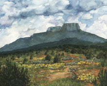 Load image into Gallery viewer, Fischers Peak, print of watercolor by Pueblo artist Bonnie Waugh available in the History Colorado Shop