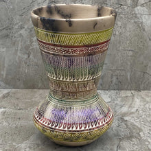 Load image into Gallery viewer, Acoma Horsehair Hourglass Vessel by Alynssa Gilmore
