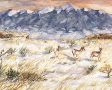 Load image into Gallery viewer, Pikes Peak Region, print of watercolor by Pueblo artist Bonnie Waugh available in the History Colorado Shop
