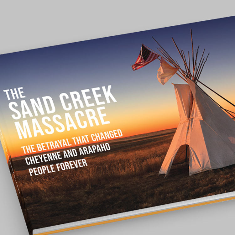 Book with title Sand Creek Massacre